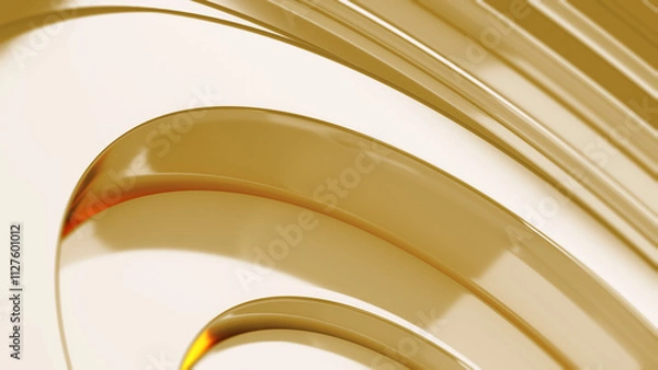 Fototapeta 3d rendering abstract geometric background. Scene for advertising, technology, showcase, banner, game, sport, cosmetic, business