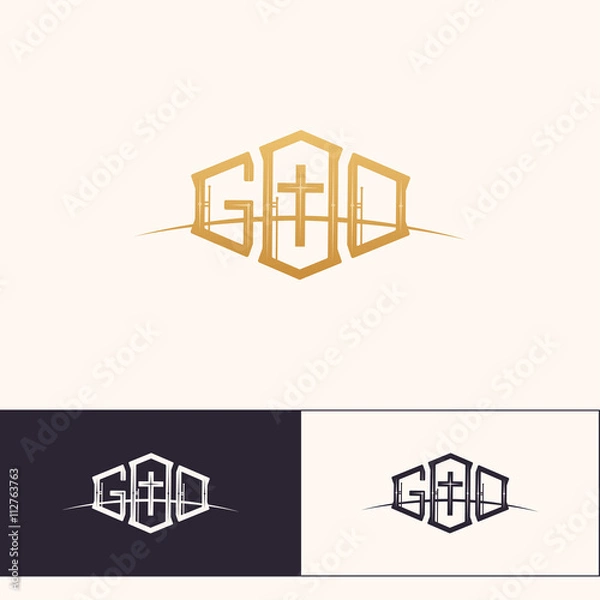Obraz Logo For God