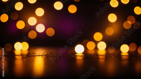 Fototapeta Happy New Year background , Burning sparkler with bokeh, light background , champagne, glasses