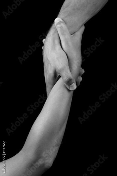 Obraz pomocne dłonie