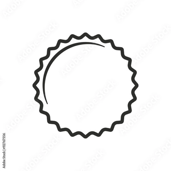Obraz Bottle cap - vector icon.