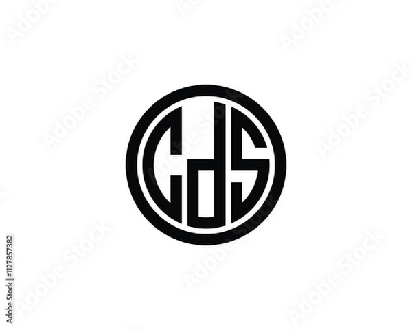 Obraz CDS logo design vector template. CDS