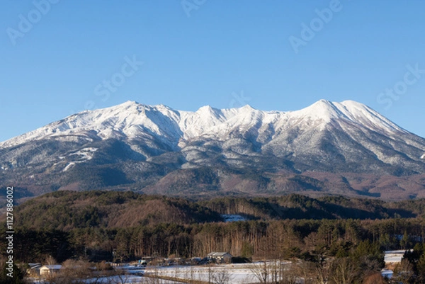 Obraz snow covered mountains