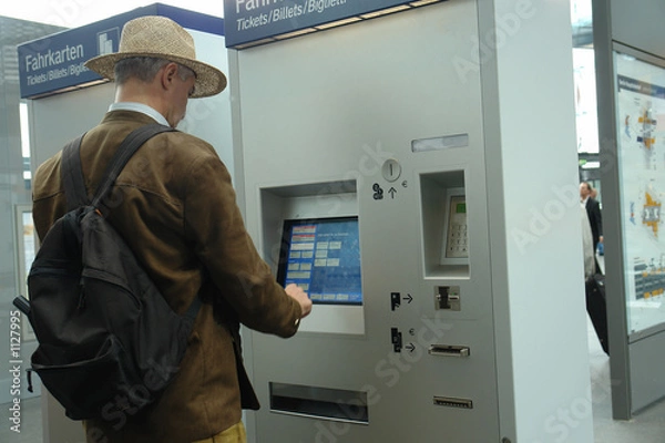 Obraz ticket automat
