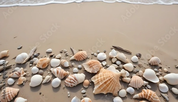 Fototapeta Morning Sunrise Evening Sunset Ocean Palm Coconut Tree Sunlight Peaceful Horizon Background Texture