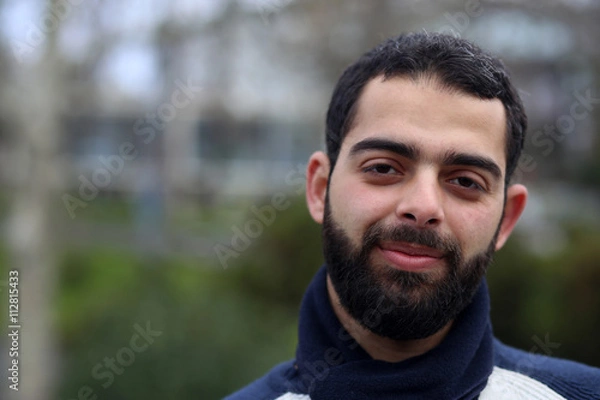 Obraz Young man smiling