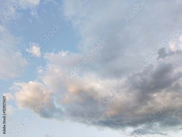 Fototapeta blue sky with clouds
