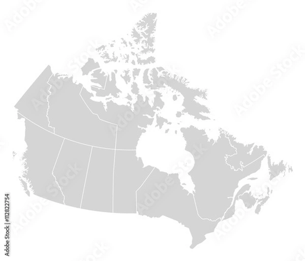 Fototapeta Map - Canada