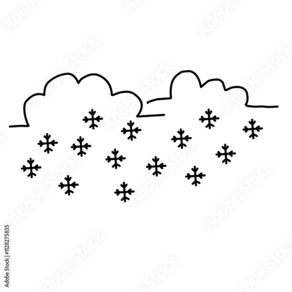 Obraz background with clouds