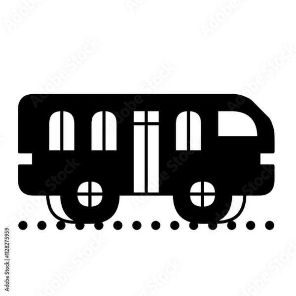 Obraz Bus on the road