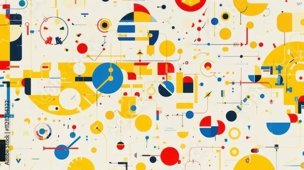 Fototapeta Knowledge Graph Interface: A Minimalist Robotic Sci-Tech Experience