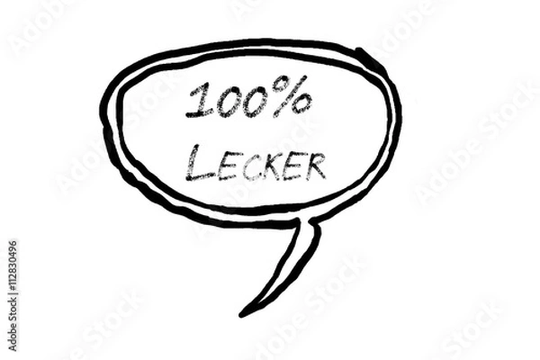 Fototapeta sprechblase