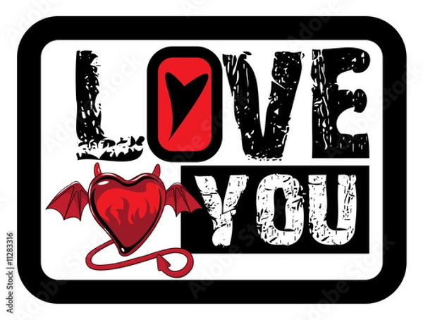 Obraz valentine illustration