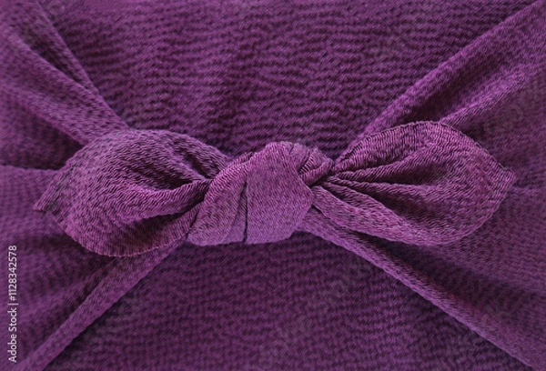 Fototapeta 風呂敷に包んだ贈り物、風呂敷、ギフト、結んだ風呂敷、ラッピング