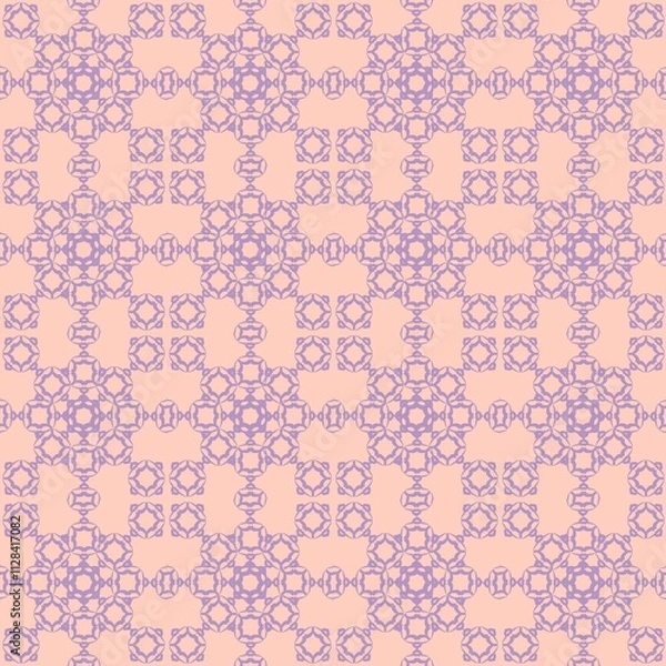 Fototapeta seamless pattern with snowflakes