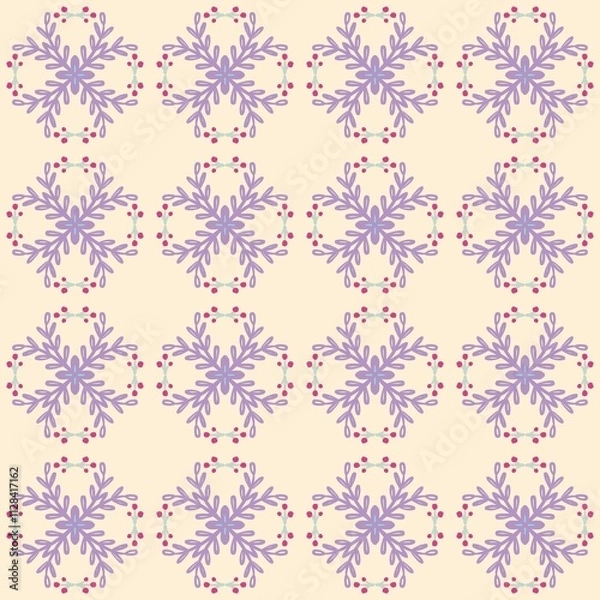 Fototapeta seamless pattern with flowers