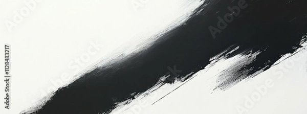 Obraz Diagonal Gradient with Pointed Shape. Created with Generative AI