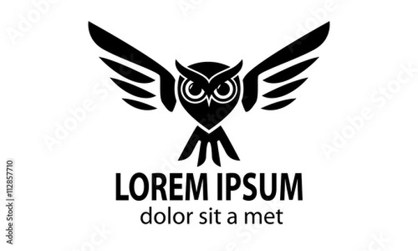 Fototapeta Owl Logo Design
