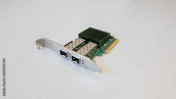 Fototapeta High-performance network card for enhanced data transfer speed in computer systems