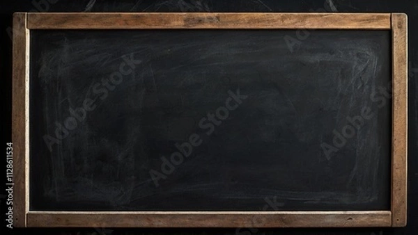 Obraz Blank blackboard chalkboard texture blackboard background
