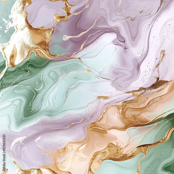 Obraz Abstract and colorful paint