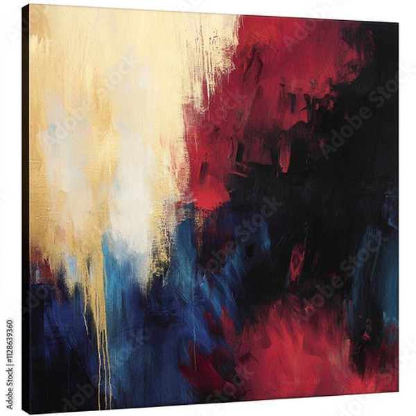 Obraz Abstract and colorful paint