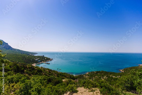 Obraz Views of the Black sea from the mountain