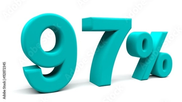 Obraz 3D perspective percents