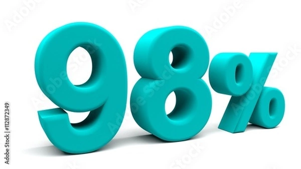 Obraz 3D perspective percents