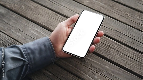 Fototapeta Realistic Smartphone Mockup 3D Render 
