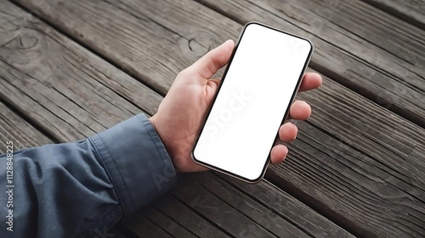 Fototapeta Realistic Smartphone Mockup 3D Render 