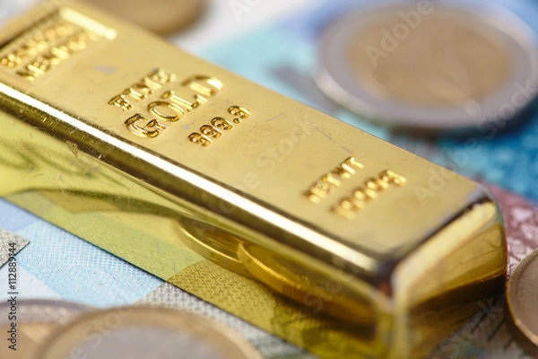 Obraz gold bar concept