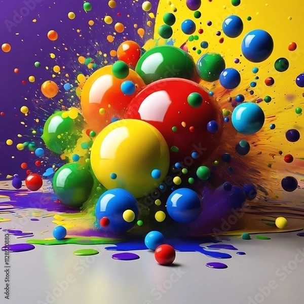 Fototapeta Bursting with Color