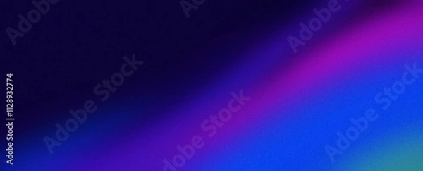 Fototapeta Abstract grainy background, header design, gradient shape, vibrant colors, cover design, blank banner,