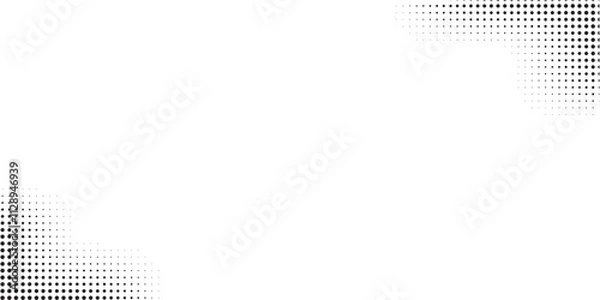 Fototapeta Wave halftone pattern. Halftone dots background. Vector