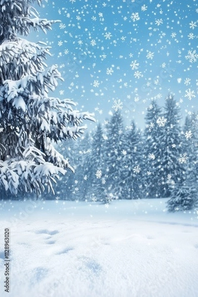 Obraz Winter Backdrop Paper