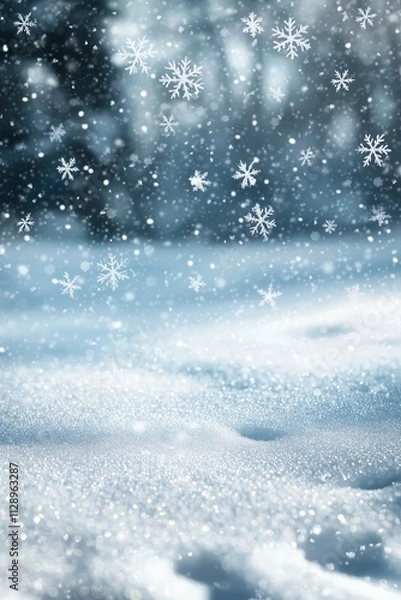 Obraz Winter Backdrop Paper