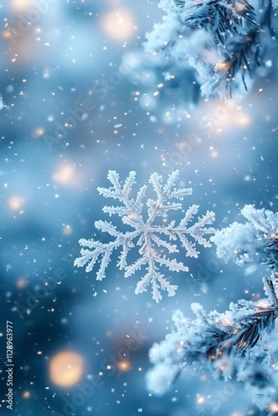 Obraz Winter Backdrop Paper