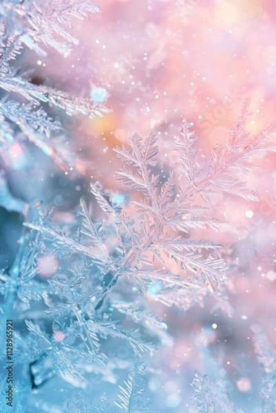 Fototapeta Winter Backdrop Paper