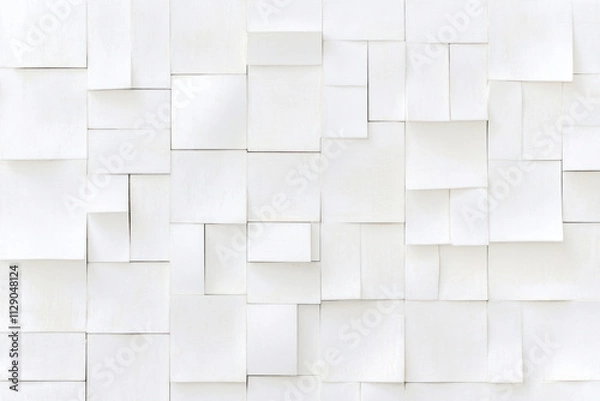 Obraz PNG White background wall minimalist abstract.