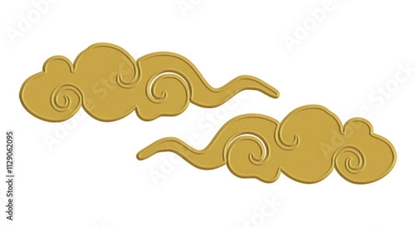 Fototapeta chinese new year lanterns and cloud for lunar background template