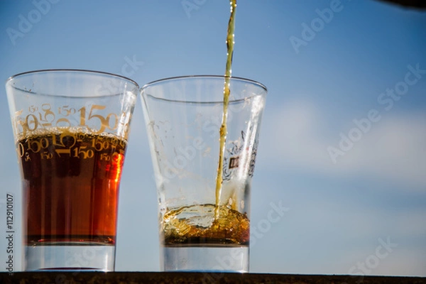 Fototapeta Бокал пива в летнюю пору 