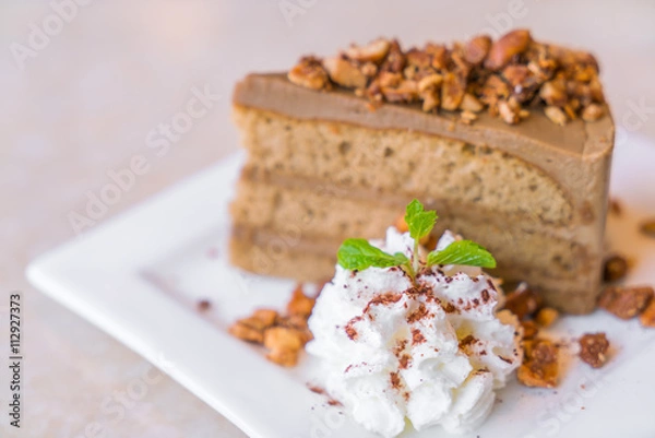 Fototapeta Coffee cake