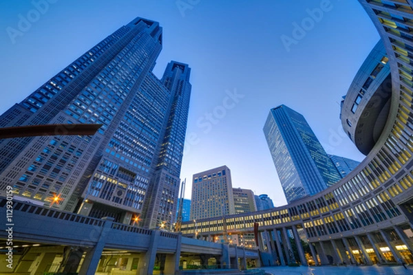 Fototapeta 東京都本庁舎・夜へ