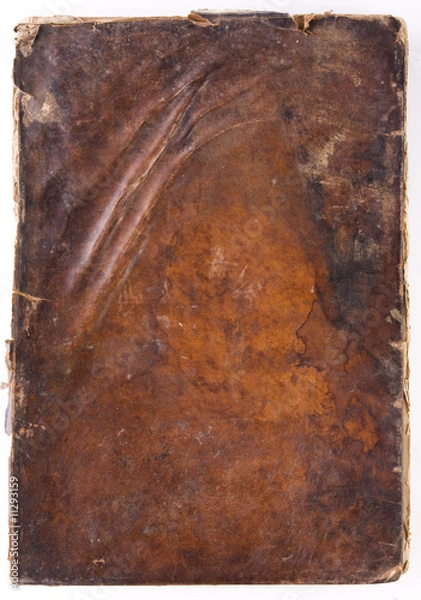 Obraz an ancient closed talmud on white  background