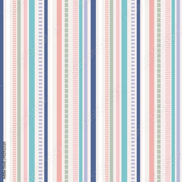 Obraz Stripes Seamless pattern; pastel colors pattern.