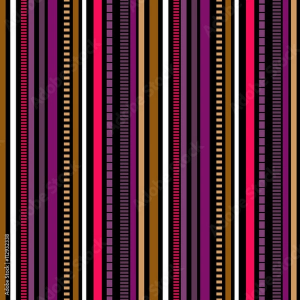 Obraz Stripes Seamless pattern; Winter colors pattern;.