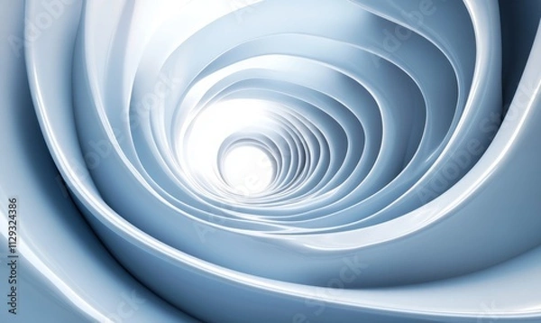 Fototapeta 3D Abstract Business Background, Generative AI