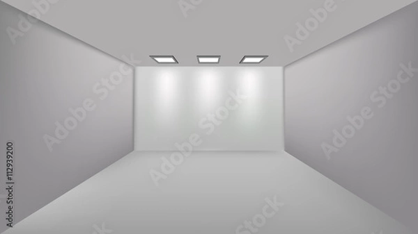 Obraz Empty perspective room for interior design