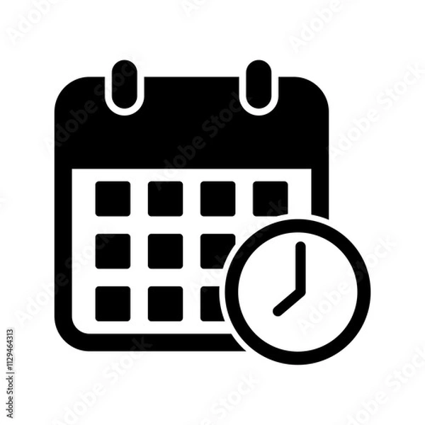 Obraz calendar icon isolated on transparent background